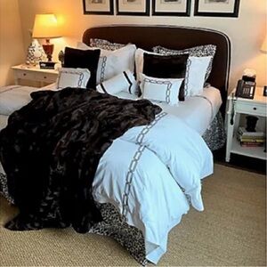 30th Anniversary Dennis Basso Faux Fur Throw Blanket